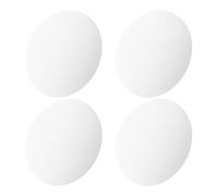 KALLORY Plateaux Miroir Autocollants en Acrylique Argenté 20 Cm, Lot de 13 Pièces - Supports Décoratifs pour Bougies, Présentoirs à Parfums et Décorations de Table pour Mariage,
