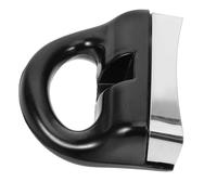 KALLORY Poignées Latérales pour Autocuiseur Lot de 2 Poignées de Rechange en Bakélite Noire Fixation à Vis Accessoire pour Cocotte et Marmite à Pression 6,5 CM, Adaptées la Cuisine