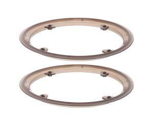 KALLORY Protège-Chaînes en Plastique Lot de 2 pour VTT et Vélo de Route, Cache-Pignon 42 Dents 4 Trous, Compatible Mono Plateau, Protection pour Cyclisme Tout-Terrain et Urbain