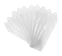 KALLORY Protège-marque-pages Perforation Lot de 10 en Pvc Transparents Protège Photos et Marque-pages, Léger et Pratique pour Bureau ou École