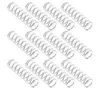 KALLORY Ressorts de Compression pour Sécateur de Taille Kit de 20 Pièces en Acier Manganèse Argenté Accessoires de Réparation Faciles à Remplacer pour Entretien et Maintenance