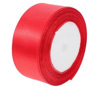KALLORY Ruban de Ligne D'arrivée en Nylon Rouge Solide Surface Lisse, Pratique pour Sports, 1 Rouleau pour Garçon et Filles et Adultes
