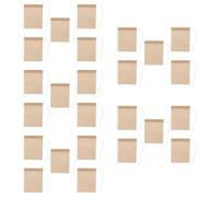 KALLORY Sachets de Thé Jetables Prévention Lot de 100 en Papier Filtre Marron Paquet Filtrants Pratiques pour Infusion Parfumée pour Thé en Vrac et Épices