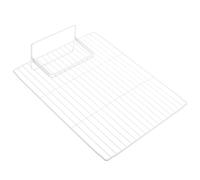 KALLORY Séparateur Panneau de Séparation Multi-usage et Gain de Place Blanc pour Réfrigérateur et Congélateur pour Rayons de Supermarché