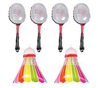 KALLORY Set de Ballons Gonflables Badminton en Aluminium Léger, Portable et Facile à Transporter, Décoration Unique pour Fête et Accessoires de Jeu