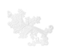 KALLORY Silicone Blanc Moule Fabrication Facile à Nettoyer D'un Présentoir à Boucles D'oreilles pour Créations Artisanales et Rangement de Bijoux