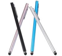 KALLORY Stylets Capacitif Corps en Métal et Plastique 4pcs Universels Sensation Confortable, Écriture Fluide pour Tablette et Smartphone pour Dessin et Prise de Notes