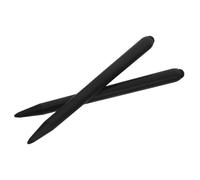 KALLORY Stylo Tactile Noir Double Pointe pour Écran Pédagogique, Stylet Précis en Abs, Lot de 2pcs, pour Réunion Professionnelle et Enseignement
