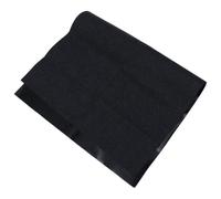 KALLORY Tapis de Barbecue en Polyester PVC, Noir, Résistant la Chaleur, Protège Le Sol des Braises Bois, pour Barbecue Extérieur et Camping