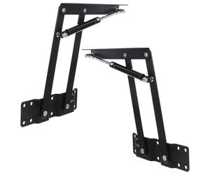 KALLORY Vérins Pneumatiques Lot de 2 pour Table Basse Réglable Tige Stable en Fer pour Meubles de Bureau et Salon