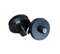 KALLORY Vis de Fixation Rapide pour Sangle de Cou Appareil Photo, Lot de 2pcs en Alliage de Zinc Coussin en Caoutchouc, Sécurité et Confort pour Usage Professionnel