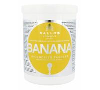 Kallos Masque capillaire Banane – Complexe multivitaminé pour cheveux secs – 1000 ml