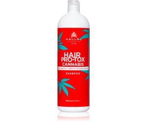 Kallos Hair Pro-Tox Cannabis shampoing régénérant à l'huile de chanvre 1000 ml