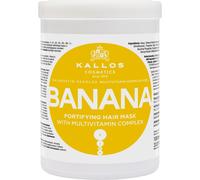Kallos Masque capillaire Banane – Complexe multivitaminé pour cheveux secs – 1000 ml