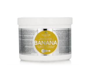 Kallos KJMN Masque capillaire fortifiant à la banane avec complexe multivitaminé 500 ml