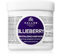 Kallos KJMN Professional Blueberry masque revitalisant pour cheveux secs, abîmés et traités chimiquement 275 ml