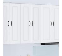 Kalmar - Armoire de cuisine en bois - Blanc - 60 x 31 x 100 cm - Armoire de rangement moderne pour cuisine, garde-manger et buffet - Buffet polyvalent pour salle à manger - Élégante