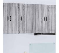 Kalmar - Armoire de cuisine en bois Sonoma gris - 40 x 31 x 80 cm - Rangement moderne - Armoire de rangement compacte pour salle à manger - Élégante armoire de buffet polyvalente pour articles de