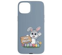 Kalo Pascha Grec Pâques Orthodoxe Pâques Grec Lapin Grec Coque pour iPhone 15 Plus
