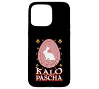 Kalo Pascha Orthodoxe Chrétien Grec Pâques Coque pour iPhone 15 Pro Max