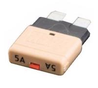 Kalokairi Fusible disjoncteur à lame ATC, 12 V/24 V, réinitialisation automatique et manuelle, protecteur de surcharge thermique 5-30 A, pour applications marines et camping-cars 5 A