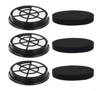 Kalokairi Kit d'accessoires de rechange pour Eureka NEN0101 NEN0106 NEN110A pour nettoyeur sans sac Whirlwind avec 3 filtres et 3 éponges