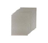 Kalokairi Lot de 10 plaques de protection en mica pour four à micro-ondes, 12 x 15 cm, 0,4 mm d'épaisseur, résistant à la chaleur et isolant électriquement