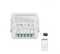 Kalokairi Module de commutateur de rideau pour Smart for Life pour Tuya pour Alexa pour Zigbee avec télécommande RF433 WiFi 2,4 G et connectivité avec application (WiFi)