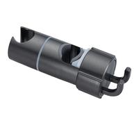 Kalokairi Support de pommeau de douche réglable avec rotation à 360 ° et crochet intégré tuyaux de 18 à 25 mm, hauteur réglable par vissage coulissant, matériau ABS, argent 2