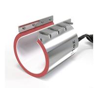 Kalokairi Tampon de transfert thermique en silicone pour impression par sublimation, dessous de verre thermique de rechange pour pièces de presse à chaud (255,1 g droit)