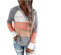 KaloKLU Automne-Hiver Nouveau Pull Femme Chemise Tricotée Ample Flut, 3#, 3XL