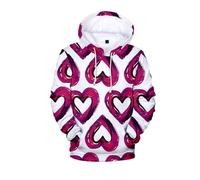 KaloKLU Hoodie Femmes Hommes Mode Chapeau Vêtements Hoodies Cœur Manteau Sport Chapeau Veste Sport Unisex Couples