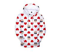 KaloKLU Hoodie Femmes Hommes Mode Chapeau Vêtements Hoodies Cœur Manteau Sport Chapeau Veste Sport Unisex Couples