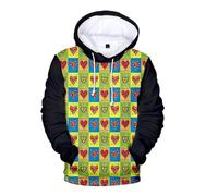 KaloKLU Hoodie Femmes Hommes Mode Chapeau Vêtements Hoodies Cœur Manteau Sport Chapeau Veste Sport Unisex Couples