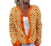 KaloKLU Impression numérique 3D, vêtements féminins ouverts chemise tricot pull-b, 2#, L