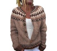 KaloKLU Impression numérique 3D, vêtements féminins ouverts chemise tricot pull-b, 4#, 5XL