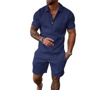 KaloKLU Polo Chemise à mailles à manches courtes Vêtements pour hommes Modèles tendance, 7, L