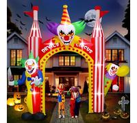 Kalolary 12 FT Halloween Gonflables Décorations Arche Clown Géante Blow Up Yard Décoration pour Halloween Party Intérieur, Extérieur, Cour, Jardin, Pelouse Décorations