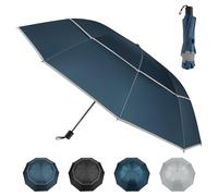 Kalolary 54 Pouces Grand Parapluie de Golf avec Protection UV, Parapluie à Double Couche Ventilée et Résistant Au vent, Parapluie Extra Large pour Homme Femme