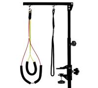 Kalolary Bras de toilettage pour Animaux de Compagnie avec Pince, Boucle de toilettage de Chien et Deux porteurs de chaluss sans Sit