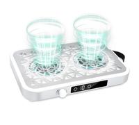 Kalolary Collecteur de poussière pour ongles 1600 PA, 10 vitesses, extracteur de poussière portable avec 30 filtres jetables, moderne, professionnel, léger pour le polissage en salon et à la maison