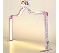 Kalolary Or Rose 81 cm Lampe de maquillage pour cils, luminosité réglable de 3000K à 6000K, lampe LED pour cils avec support de téléphone pour le maquillage, les ongles, les soins du visage et le