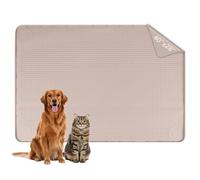 Kalolary Tapis de dressage réutilisable en silicone pour chien - Respectueux de l'environnement, lavable et antidérapant avec bord haut pour chats et chiens - Protection durable du sol pendant