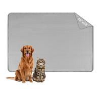 Kalolary Tapis de dressage réutilisable en silicone pour chien - Respectueux de l'environnement, lavable et antidérapant avec bord haut pour chats et chiens - Protection durable du sol pendant