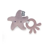 Kaloo - Anneau de Dentition Bébé en Silicone - Forme d'Etoile de Mer - Jouet de Dentition - Violet - 19x11cm - Dès la naissance - K211003