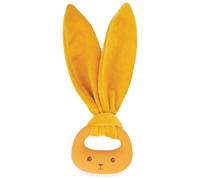 Kaloo Anneau de dentition Lapinoo – double texture, sans PVC/BPA, ocre, dès la naissance