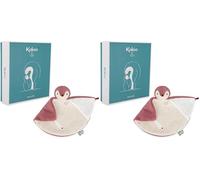KALOO - Complices - Doudou Manchot Rose - Imprègne Les odeurs - 23 cm - Dès la Naissance,K212007 (Lot de 2)
