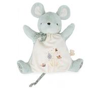 KALOO - Petites Chansons - Doudou Marionnette Souris Verte - Doudou Bébé - Peluche Marionnette à Main 24 cm - Jeu d'Éveil - Dès La Naissance, K210003