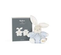 KALOO Doudou Patapouf perle lapinou bleu 18 cm