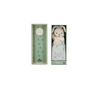 Doudou lapin bouquet d'agrumes - Kaloo - Carré douceur - 18 cm - Naissance - Bleu - Mixte
